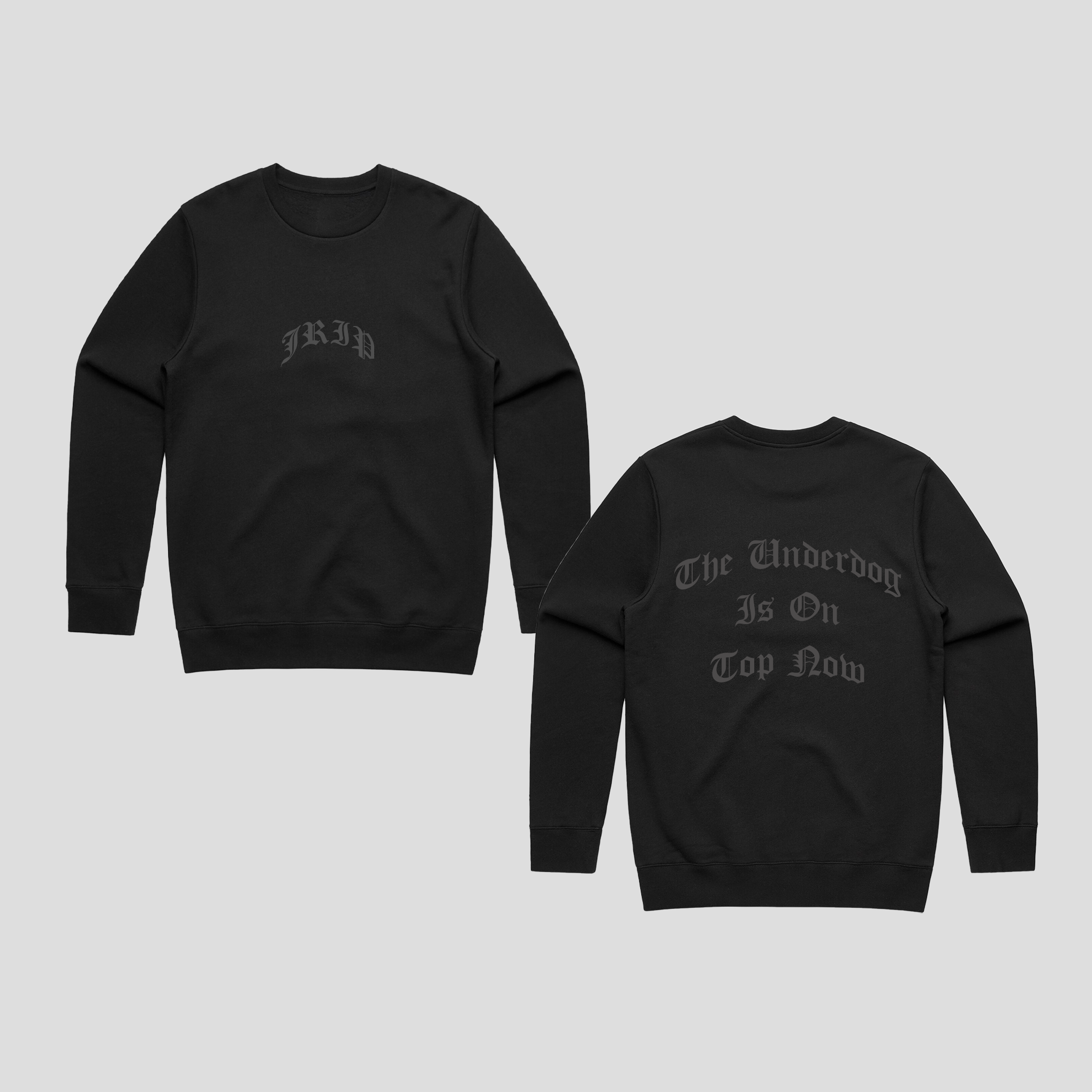 UNDERDOG Crewneck Sweater (BLACK)